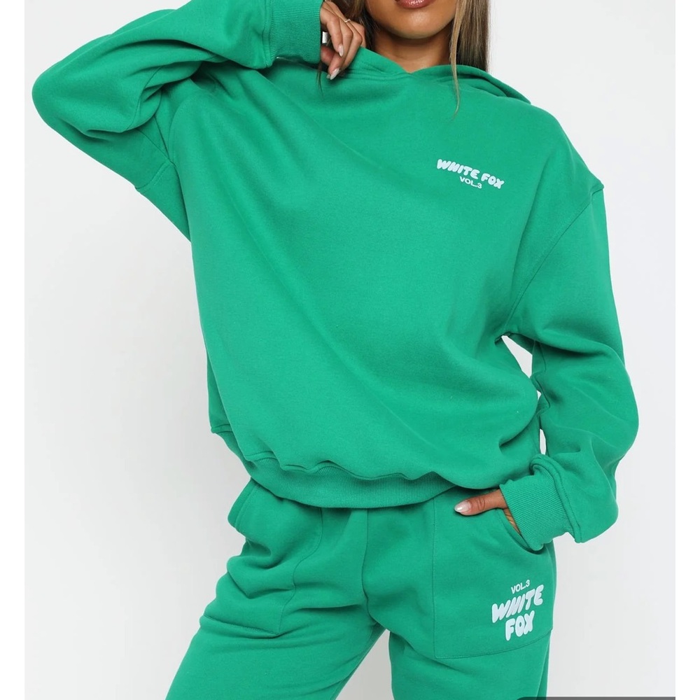 White Fox Boutique Vibrant Green Tracksuit